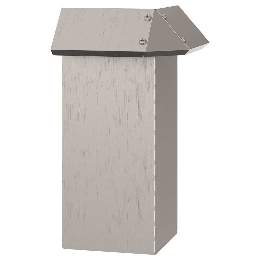 Puerta caracol vidaxl oxidada 13,5 x 13,5 x 25 cm acero corten