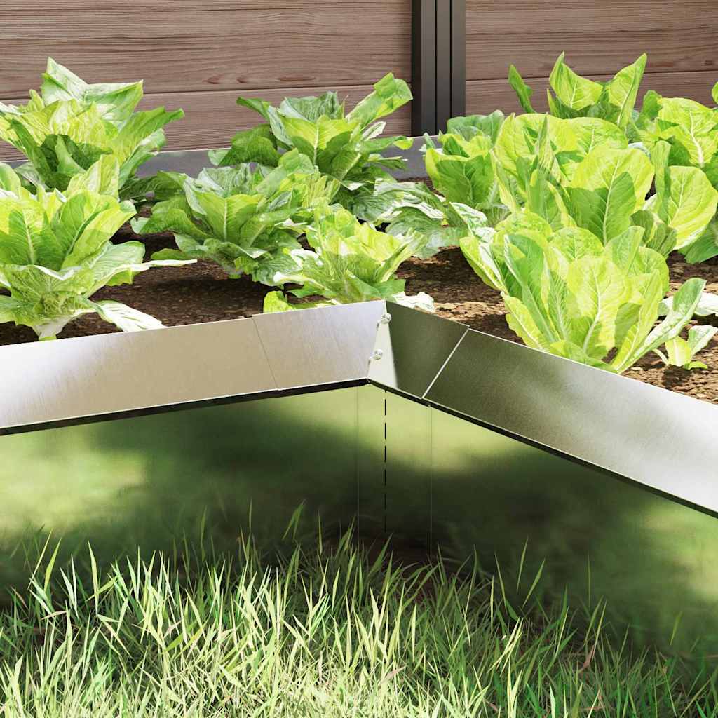 Vidaxx puerta caracol plata 10 x 10 x 25 cm acero inoxidable