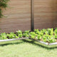 Vidaxx puerta caracol plata 10 x 10 x 25 cm acero galvanizado