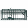 Vidaxl dierenvallen groen 31 x 13 x 12cm staal