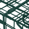 Vidaxl dierenvallen groen 61 x 20 x 21,5 cm staal