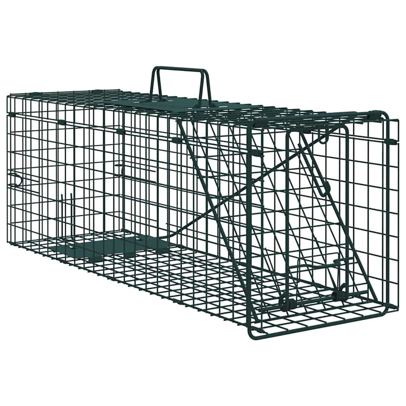 Vidaxx trampas para animales verde 61 x 20 x 21,5 cm acero