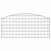Vidaxl valla para estanque set 5 piezas verde 100 x 50 cm acero