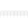 Vidaxl vijverhekken set 8 pcs groen 50 x 80 cm staal