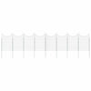 Vidaxl vijverhekken set 8 pcs groen 50 x 80 cm staal