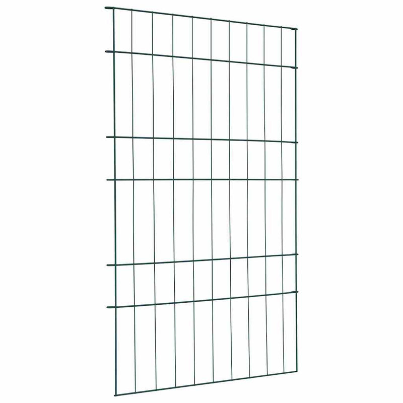 Vidaxl vijverhekken set 8 pcs groen 50 x 80 cm staal