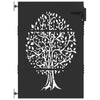 Vidaxl tuinpoort met slot zwart 85 x 150 cm poedergecoat staal