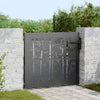 Vidaxl tuinpoort met slot zwart 85 x 175 cm poedergecoat staal