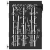 Vidaxl tuinpoort met slot zwart 85 x 150 cm poedergecoat staal