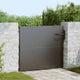 Cancello da giardino VidaXL con serratura nero 85 x 100 cm in acciaio verniciato a polvere