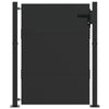 Puerta de jardín VidaXL con cerradura negra 105 x 130 cm acero con recubrimiento en polvo