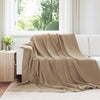 Vidaxx coperta in pile cammello 220 x 240 cm