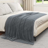 Coperta Vidaxl in pile grigio scuro 150 x 200 cm