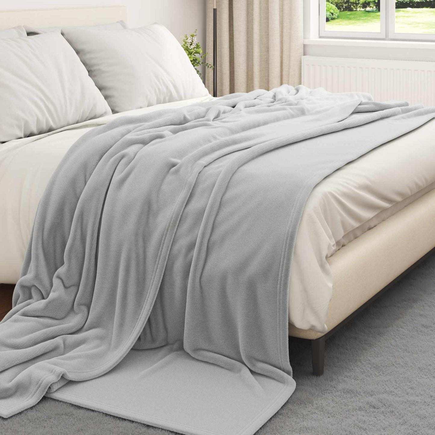 Vidaxx manta gris 220 x 240 cm polar