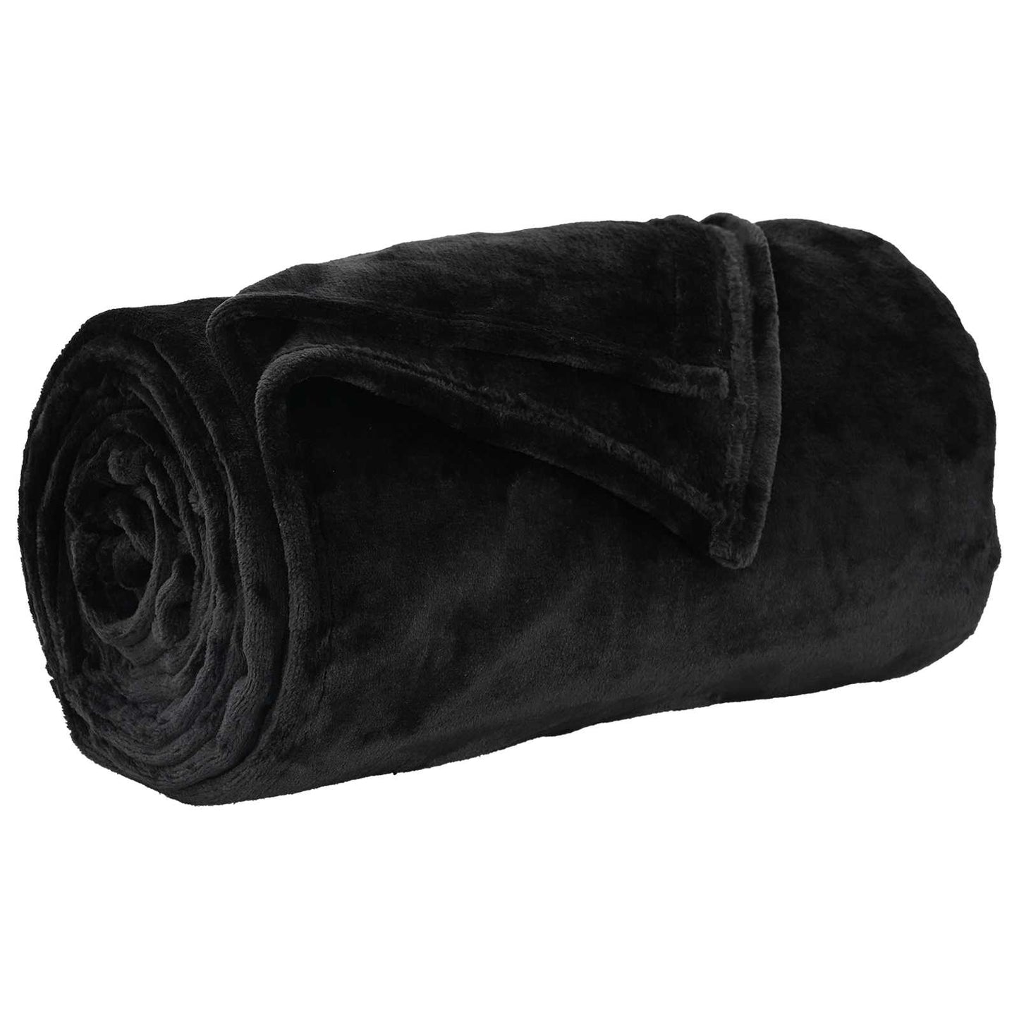Coperta Vidaxx in pile nero 130 x 150 cm