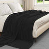 Vidaxl gooi deken zwart 220 x 240 cm fleece