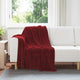 Coperta Vidaxx in pile rosso bordeaux 130 x 150 cm
