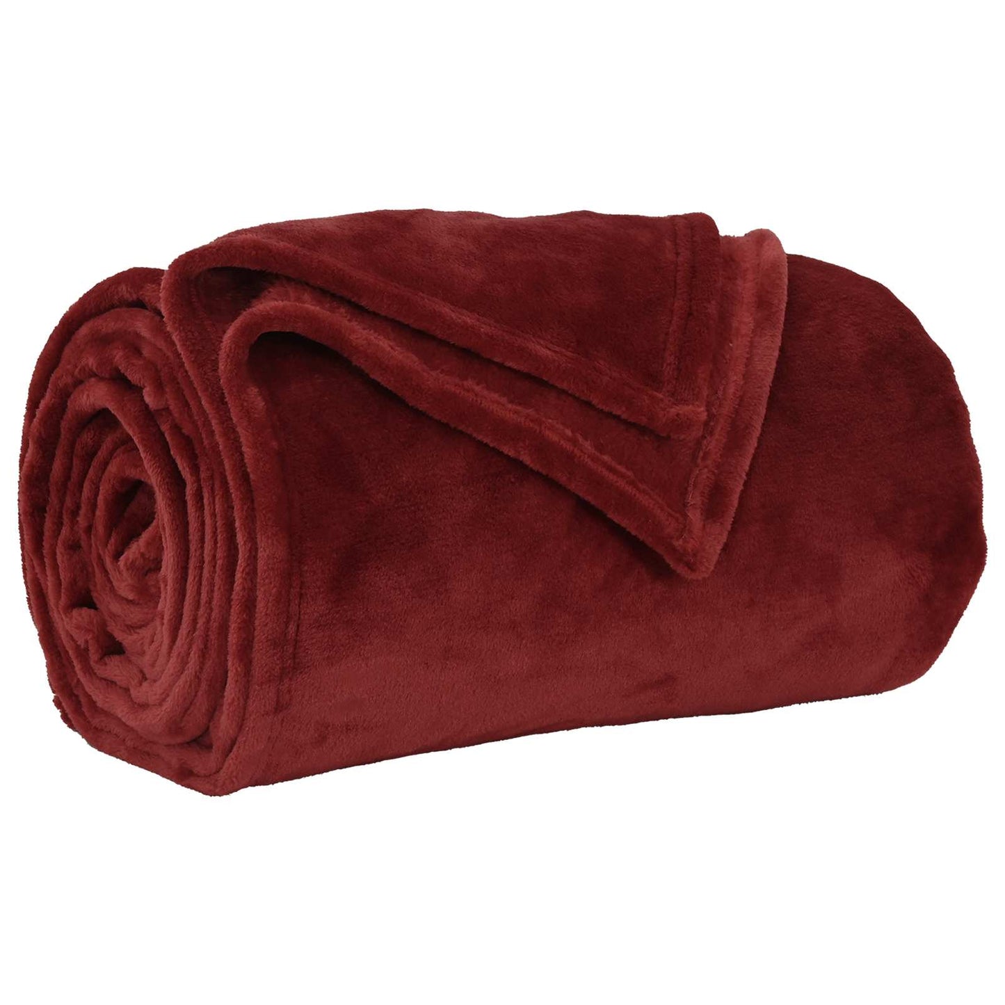 Coperta Vidaxx in pile rosso bordeaux 130 x 150 cm