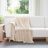 Tappeti Vidaxl 6 pezzi in pile beige 130 x 150 cm