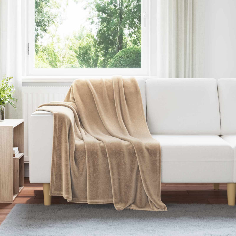 Tappeti VidaXL 6 pezzi cammello 130 x 150 cm in pile