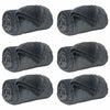 Vidaxl kleden 6 pcs donkergrijs 150 x 200 cm fleece