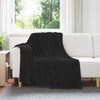 Tappeti Vidaxl 6 pezzi in pile nero 150 x 200 cm