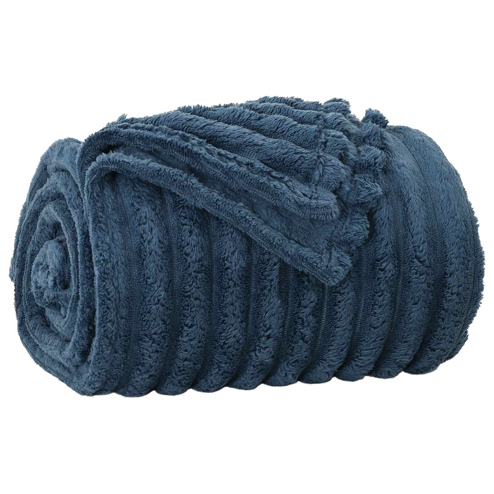 Coperta Vidaxx in pile blu navy 150 x 130 cm