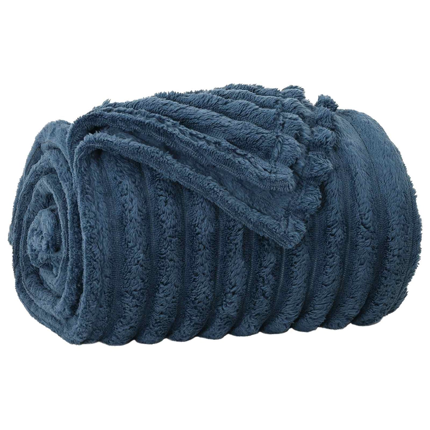 Coperta Vidaxx in pile blu navy 270 x 240 cm