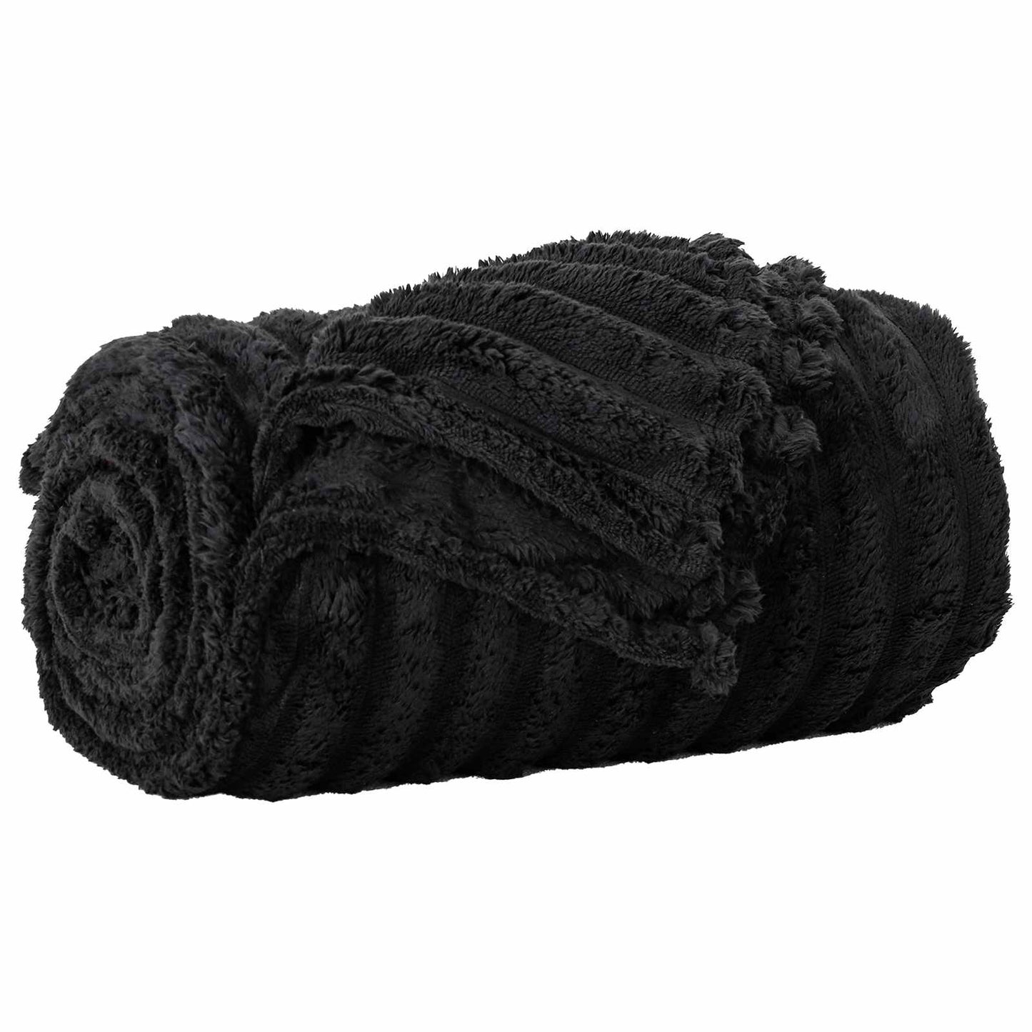 Coperta Vidaxx in pile nero 150 x 130 cm