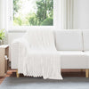 Coperta Vidaxx in pile bianco 150 x 130 cm