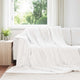 Vidaxl gooi deken wit 270 x 240 cm fleece