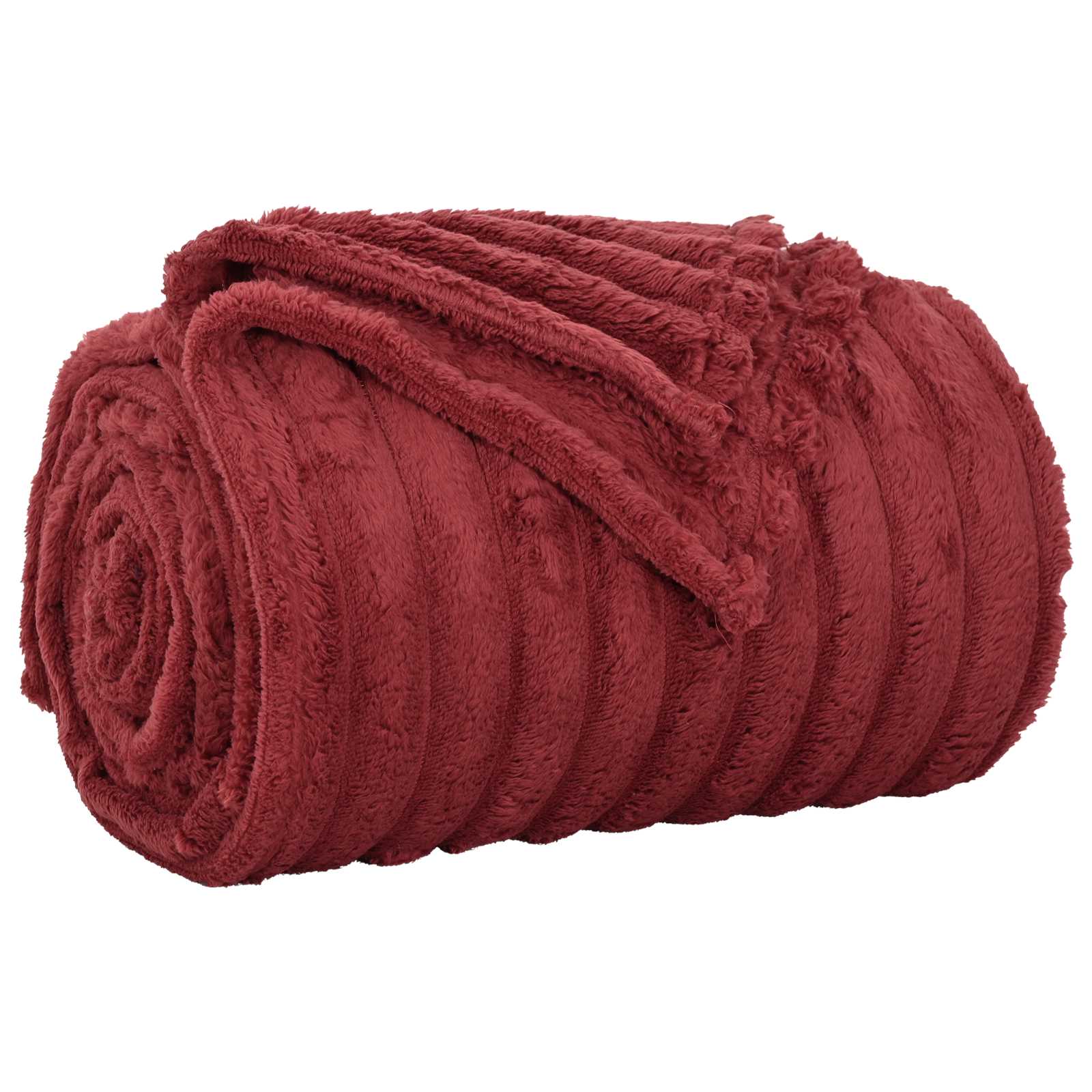 Coperta Vidaxx in pile rosso bordeaux 240 x 220 cm