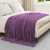 Vidaxl coperta in pile viola 200 x 150 cm
