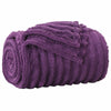 Vidaxl coperta in pile viola 270 x 240 cm