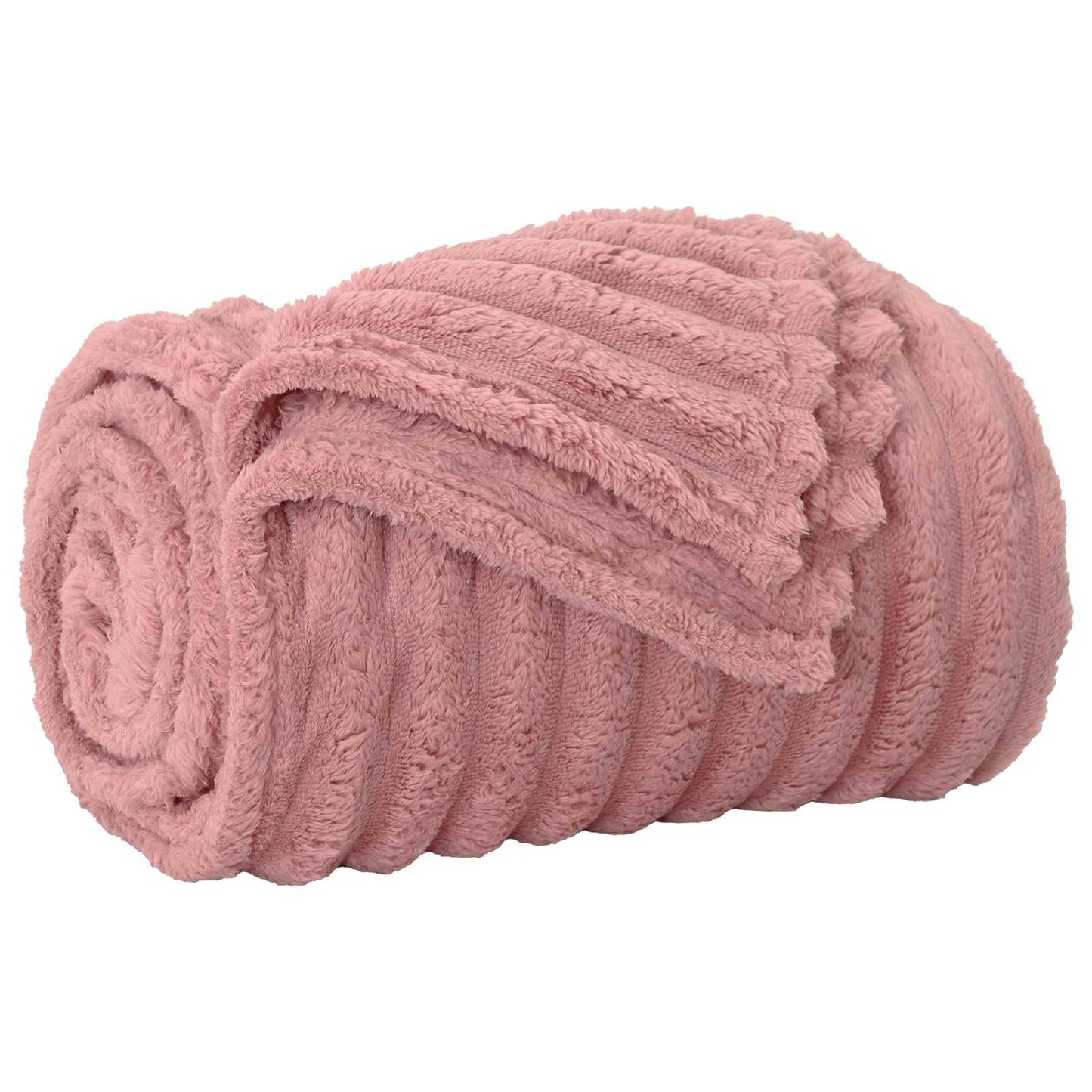 Coperta Vidaxl in pile rosa 150 x 130 cm