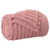 Coperta Vidaxl in pile rosa 240 x 220 cm
