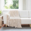 Tappeti Vidaxl 6 pezzi in pile beige 150 x 130 cm