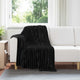 Tappeti VidaXL 6 pezzi in pile nero 150 x 130 cm