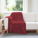 Tappeti VidaXL 6 pezzi in pile rosso bordeaux 150 x 130 cm