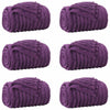 Vidaxl kleden 6 pcs paars 200 x 150 cm fleece