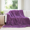 Tappeti Vidaxl 6 pezzi in pile viola 240 x 220 cm