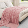 Tappeti Vidaxl 6 pezzi in pile rosa 240 x 220 cm