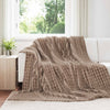 Vidaxx coperta in pile cammello 240 x 220 cm