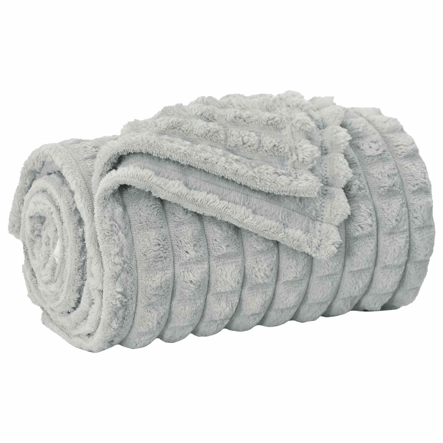 Coperta Vidaxx in pile grigio 270 x 240 cm