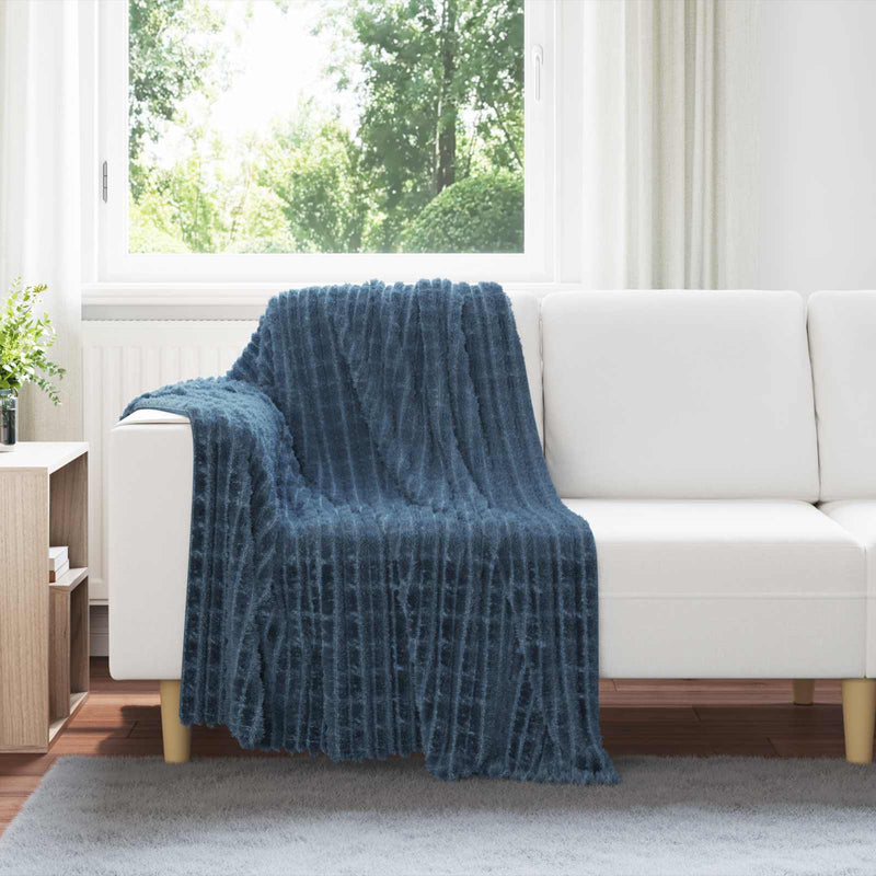 Coperta Vidaxx in pile blu navy 150 x 130 cm