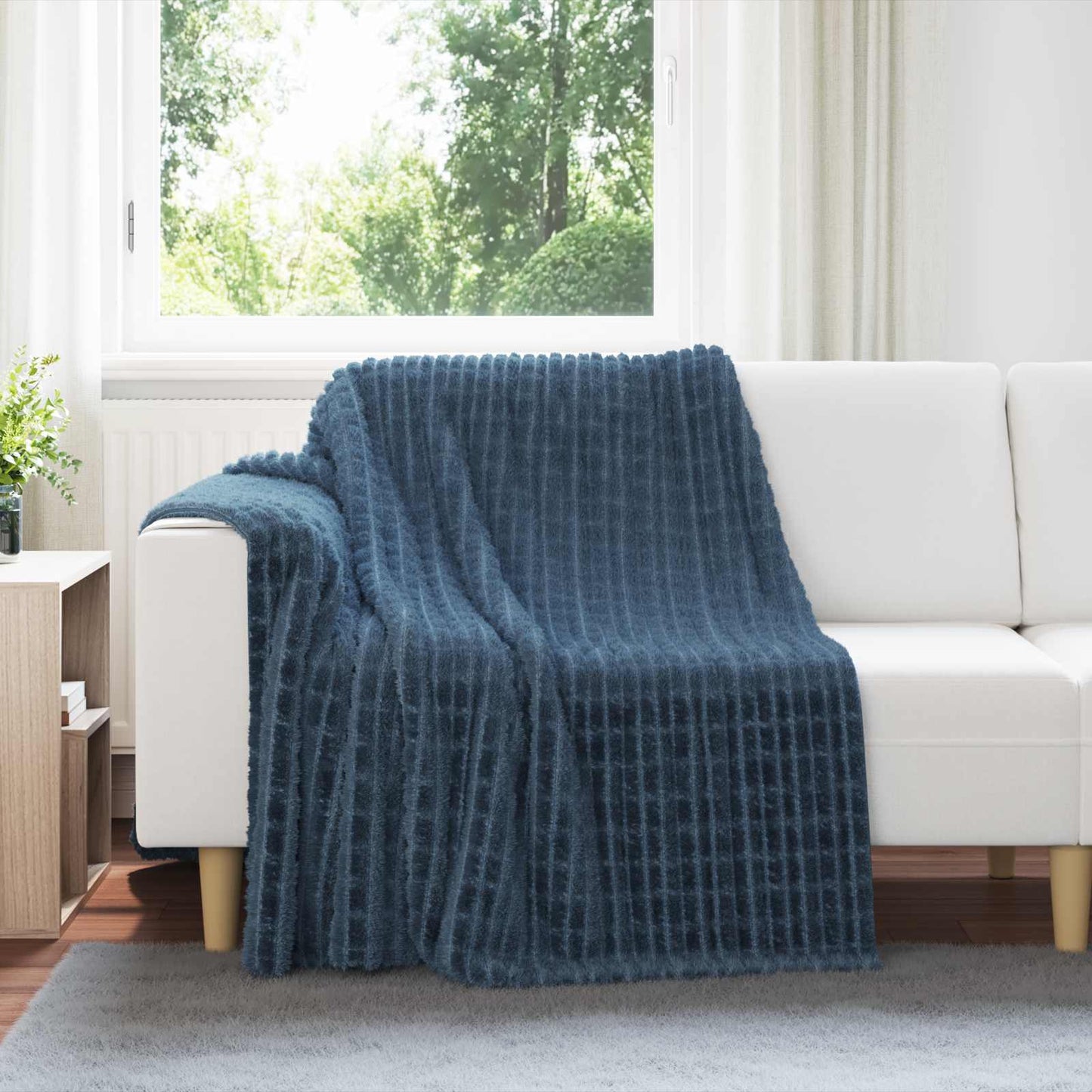 Coperta Vidaxx in pile blu navy 200 x 150 cm