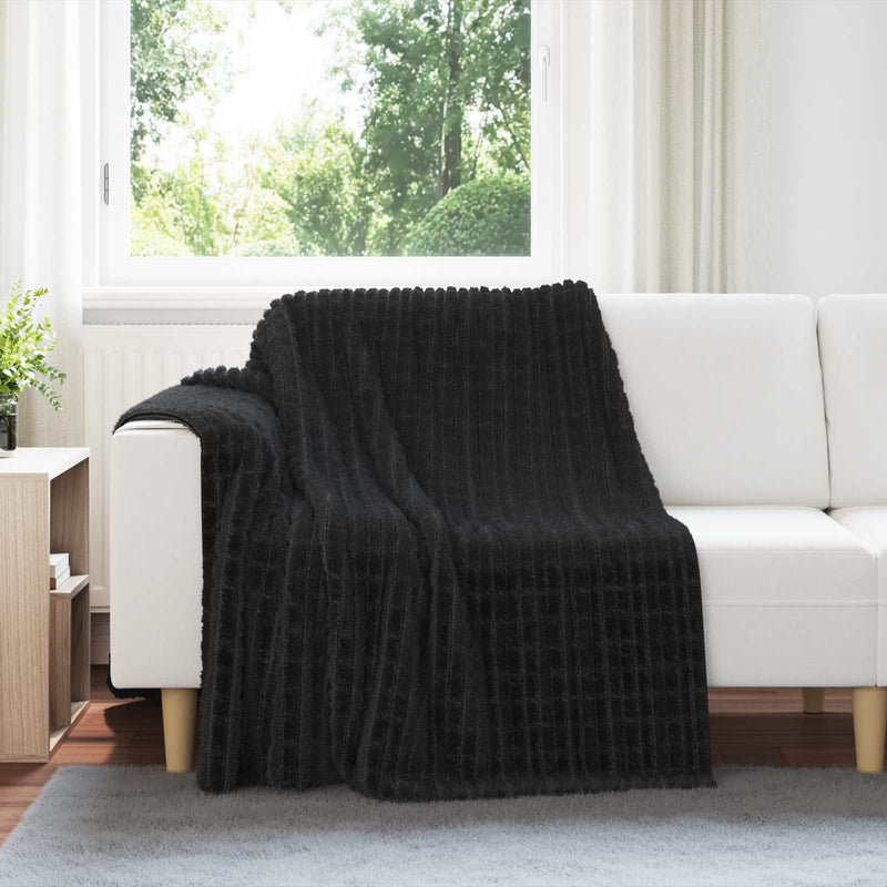 Coperta Vidaxx in pile nero 200 x 150 cm