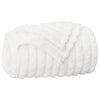 Vidaxl gooi deken wit 150 x 130 cm fleece