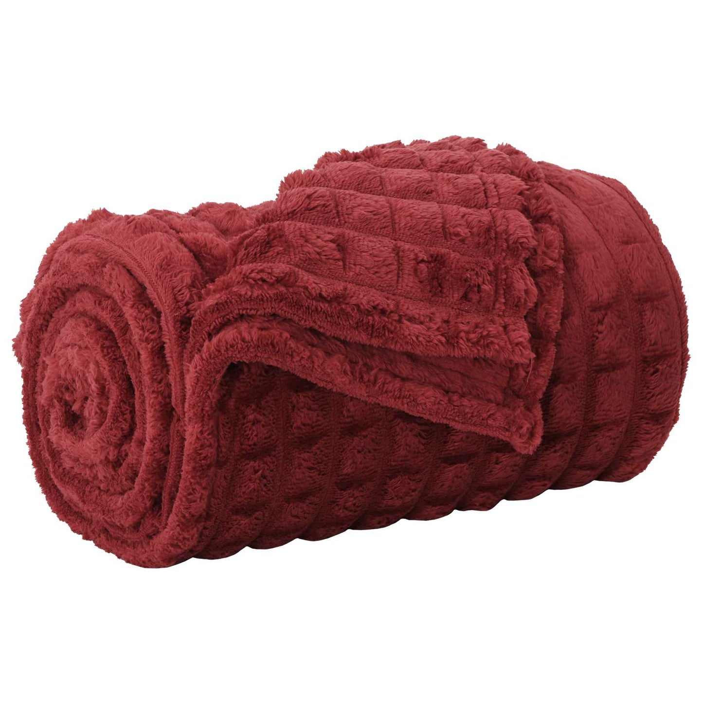 Vidaxx coperta in pile rosso bordeaux 270 x 240 cm