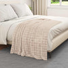 Tappeti Vidaxl 6 pezzi in pile beige 150 x 130 cm